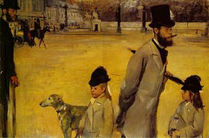 300x198 Place De La Concorde (Painting) - Degas Painting