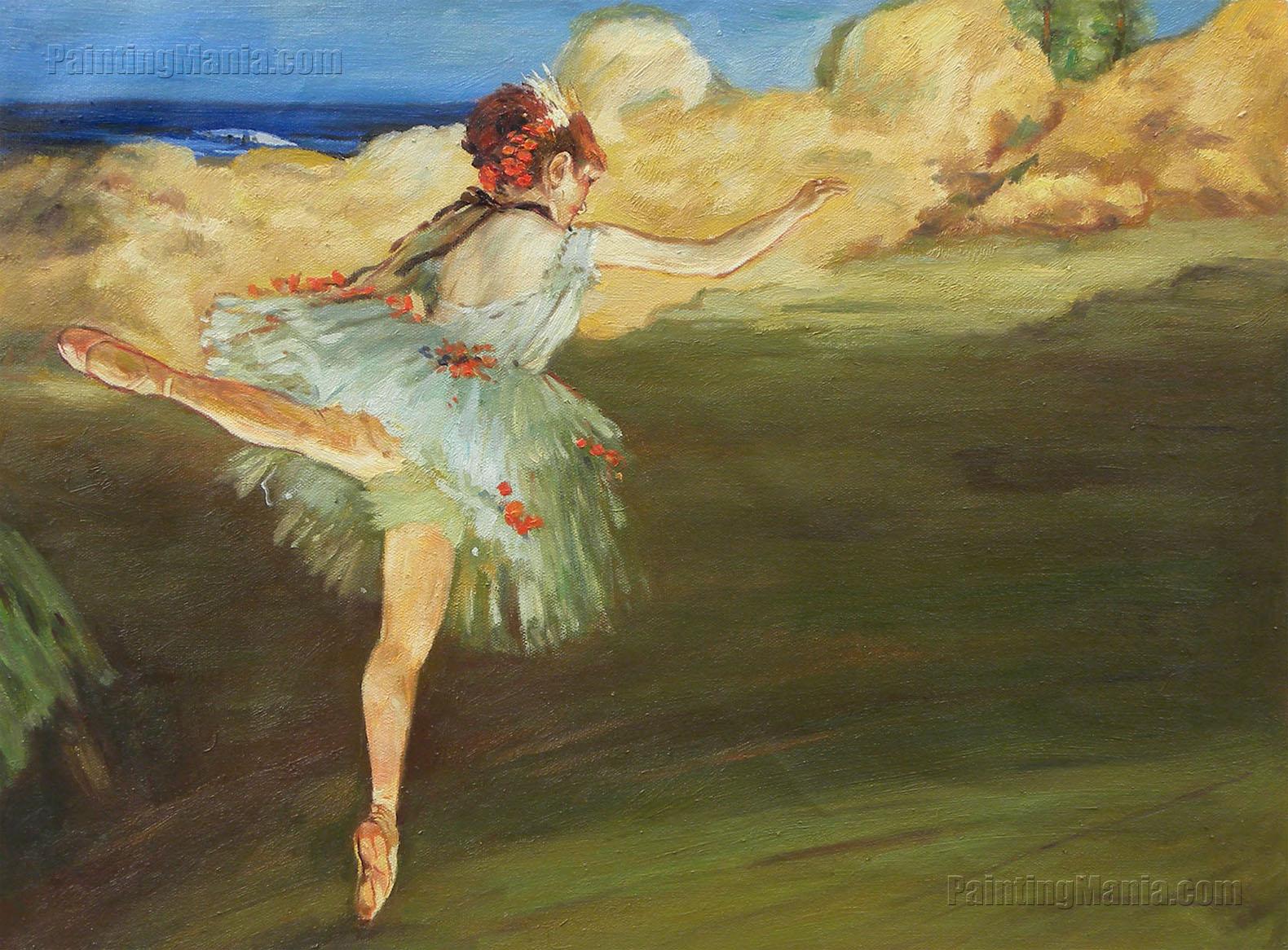 1580x1166 The Star Dancer On Point - Degas Painting