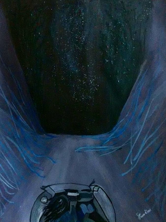 675x900 Dream Or Deja Vu Painting By Artist Sumdima Rai - Deja Vu Painting