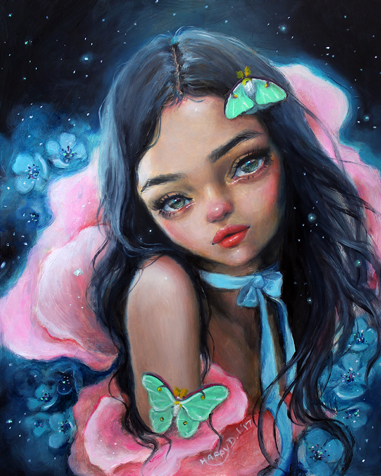 768x960 Fine Art Print Deja Vu Happy D. Artist - Deja Vu Painting