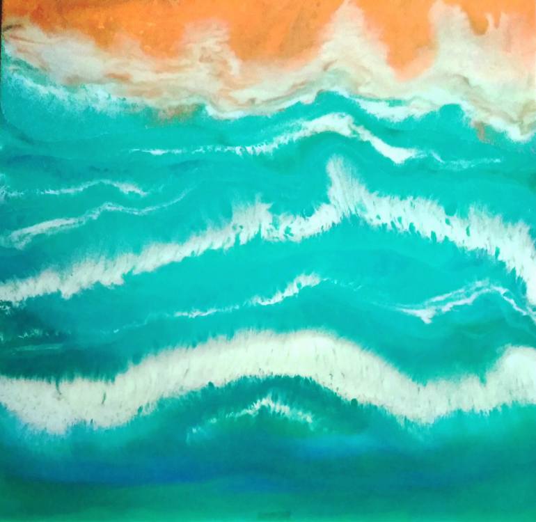 770x750 Saatchi Art Del Mar Painting By Marlene Kaltschmitt - Del Mar Painting