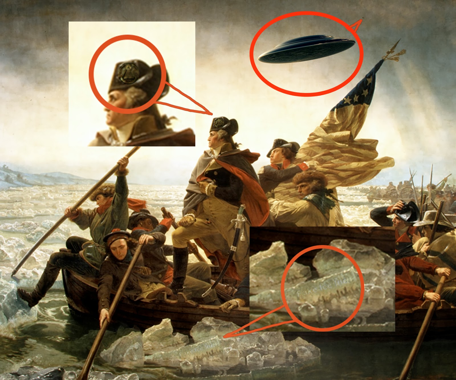 1600x1333 Researchers Say Revolutionary War Was A Hoax The Squirrel - Delaware River Painting