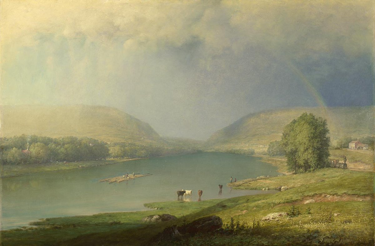 1200x789 Delaware Water Gap Painting National Gallery On Twitter - Delaware Water Gap Painting