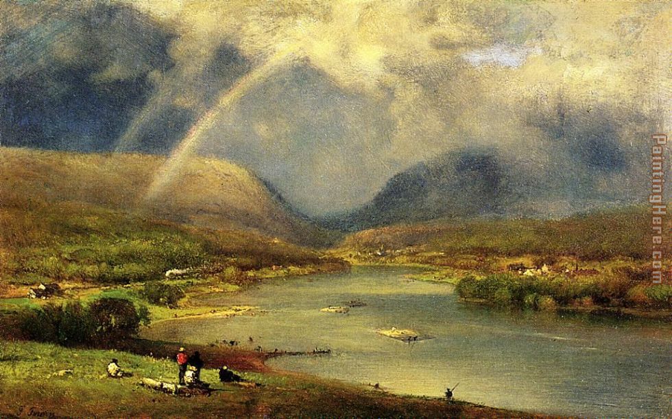 980x612 George Inness The Delaware Water Gap Painting Anysize 50% Off - Delaware Water Gap Painting