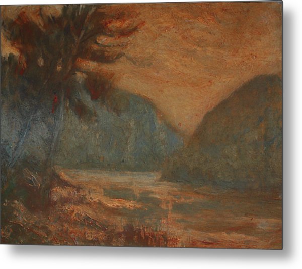 600x533 Delaware Water Gap From Kittatinny Point V Painting By Stephen - Delaware Water Gap Painting