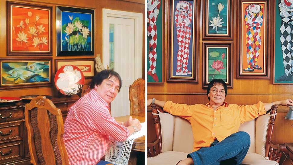970x546 Take A Peek At Joey De Leon's Art Filled Home Rl - Deleon Painting