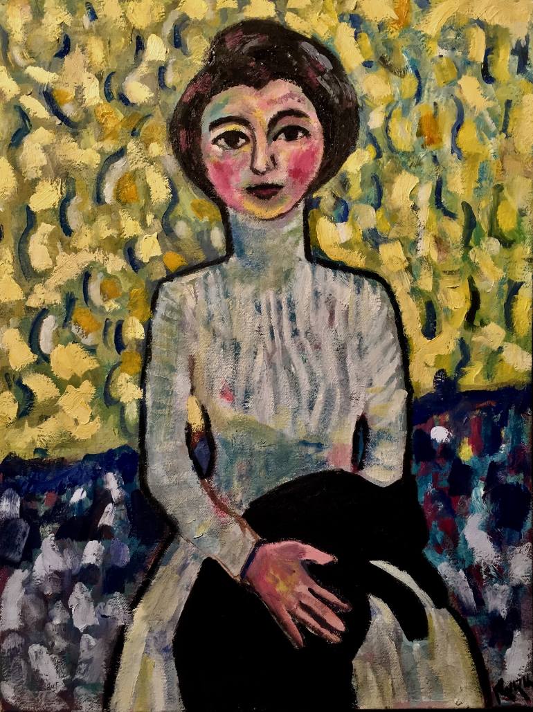 770x1029 Saatchi Art Delilah Painting By Juan Gabriel Ruiz - Delilah Painting