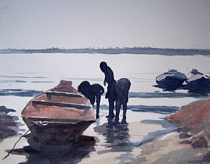 300x235 Niger Delta Paintings Fine Art America - Delta Painting