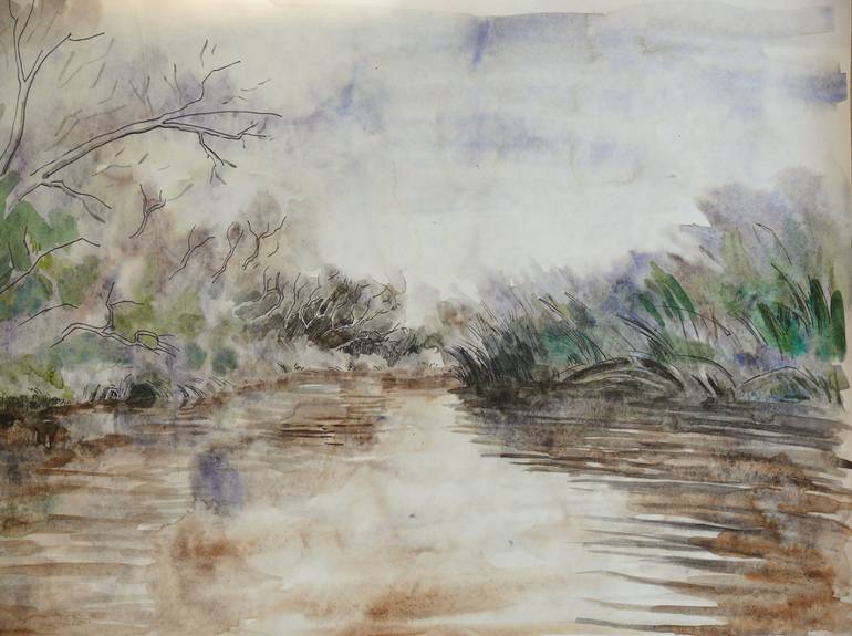 770x575 Saatchi Art From The Series Delta Painting By Chloe Henderson - Delta Painting