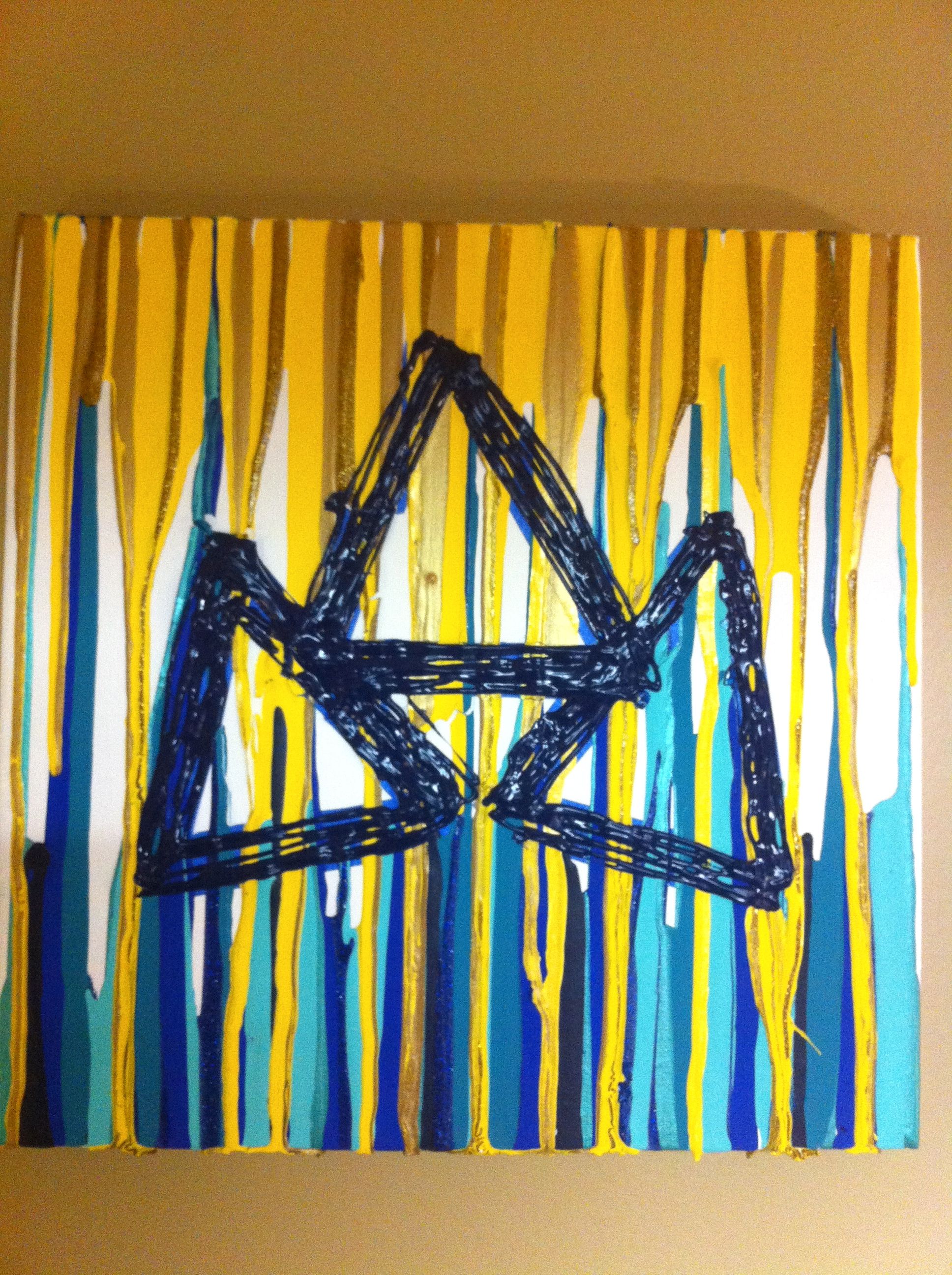 1936x2592 Tri Delta Painting. Perfect For A Dorm Or Sorority House! Need - Delta Painting