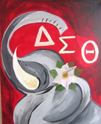 327x400 Delta Sigma Theta Private Party Vegas Painting Parties - Delta Sigma Theta Painting