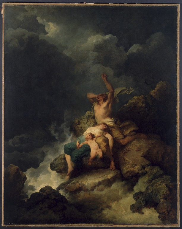 613x768 The Flood Loutherbourg, Philip James De Vampa Search The Collections - Deluge Painting