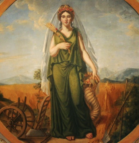 488x500 New Moon In Libra Goddess Demeter And The Black Moon Of Grief - Demeter Painting