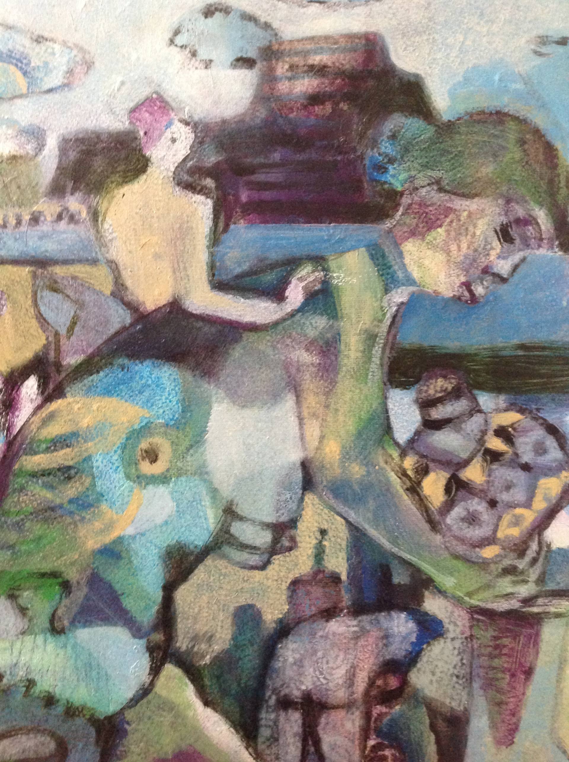 1920x2570 Saatchi Art Demeter Painting By Annette Falk Lund - Demeter Painting