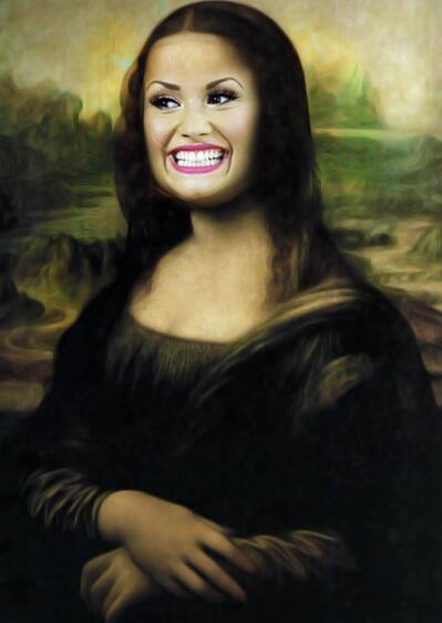 399x562 Demi Lovato On Twitter - Demi Lovato Painting