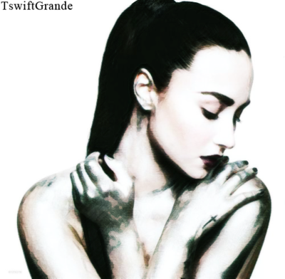 400x392 Demi Lovato Watercolor Pianting By Tswiftgrande - Demi Lovato Painting