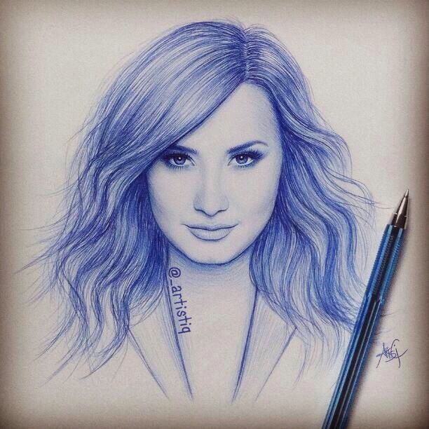 612x612 The 468 Best Demi Lovato Images On Bestfriends, Celebs - Demi Lovato Painting