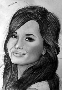 236x342 Most Insane Drawing Of Demi Lovato By Pedro Lopes Art - Demi Lovato Painting