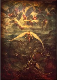 235x327 Bildresultat Batman Vs Superman Demons And Angels Painting - Demon Painting