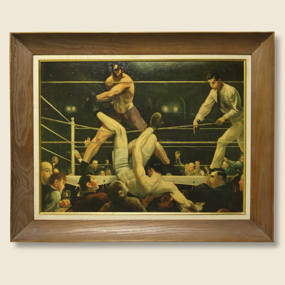 1110x1110 George Bellows Jack Dempsey Vs Luis Angel Firpo, Boxing Reproduction - Dempsey And Firpo Painting