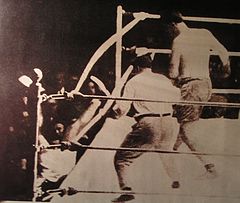 240x203 Jack Dempsey Vs. Luis Firpo - Dempsey And Firpo Painting