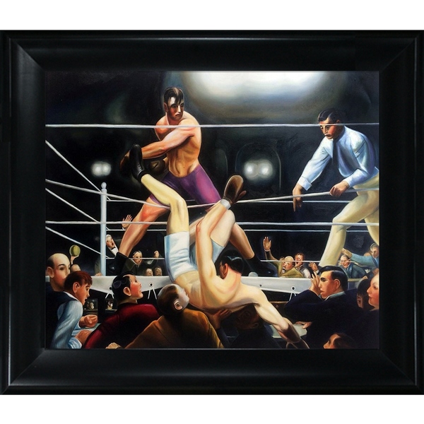 600x600 Shop George Wesley Bellows - Dempsey And Firpo Painting