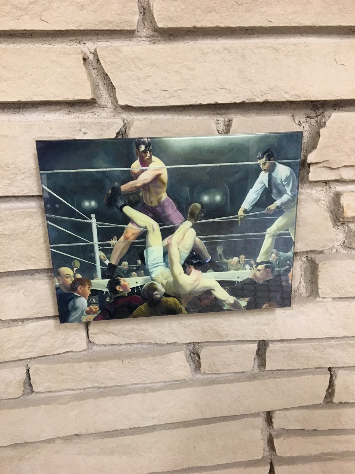 1200x1600 Atomic Monster Cafe April 2018 - Dempsey Vs Firpo Painting