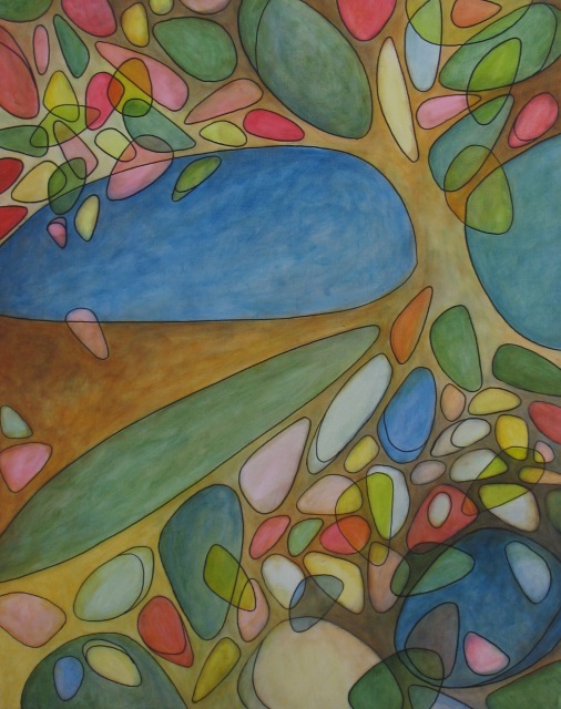 506x640 Dendritic Paintings - Dendritic Painting