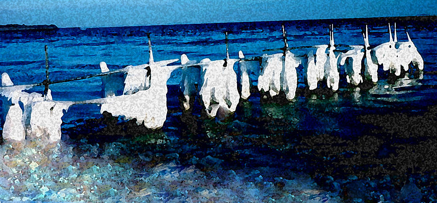 900x418 Water Colour Paint Denmark Painting By Colette V Hera Guggenheim - Denmark Painting