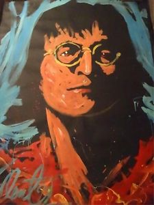 225x300 Denny Dent John Lennon 92 Original Painting Museum Quality Beatles - Denny Dent Painting
