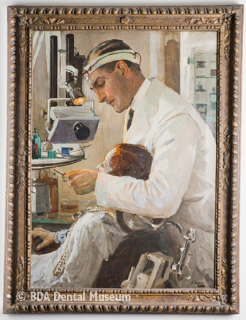 346x450 Dental Art The Dentist - Dental Painting