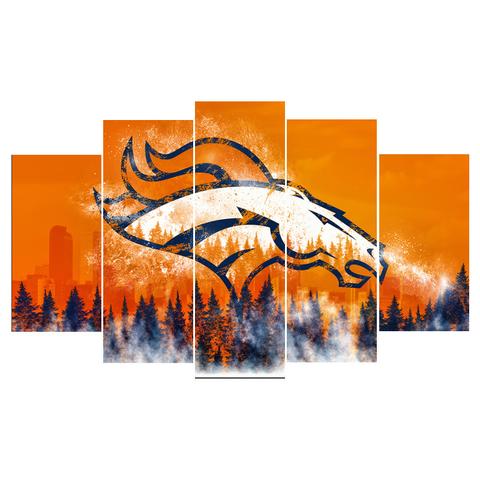 480x480 Hd Limited Edition Denver Broncos Canvas - Denver Broncos Painting