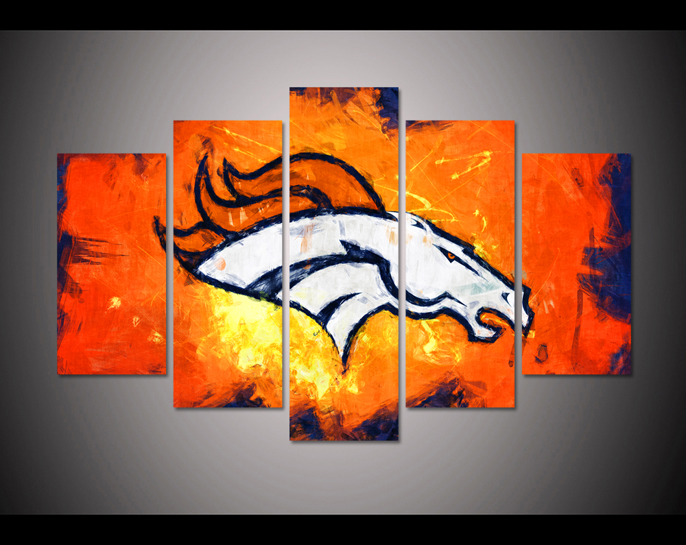 Denver Broncos Painting at PaintingValley.com | Explore collection of ...