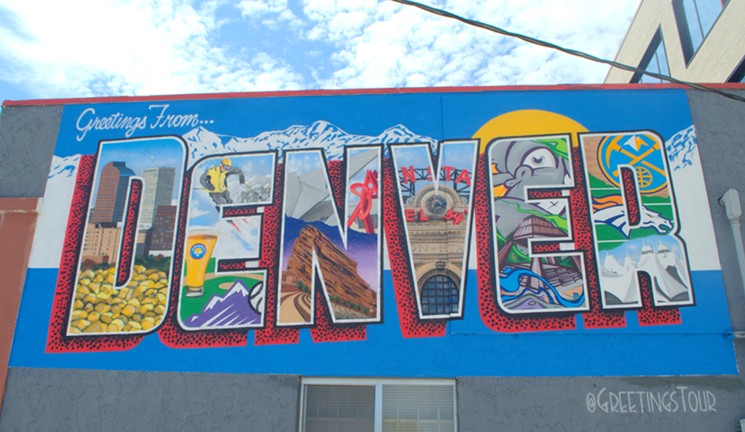 745x432 Twenty Amazing New Street Art Murals Painting In Denver In Summer - Denver Painting