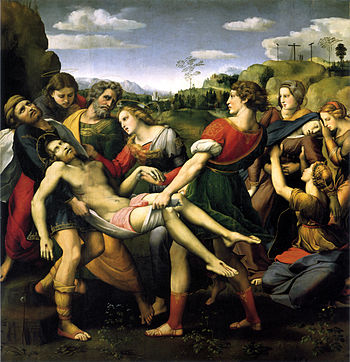 350x362 The Deposition (Raphael) - Deposition Painting