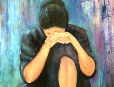 382x294 Rejecting His Proposal Was A Huge Mistake - Depressed Girl Painting