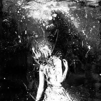 354x354 Shop Sad Paintings On Wanelo - Depressed Girl Painting