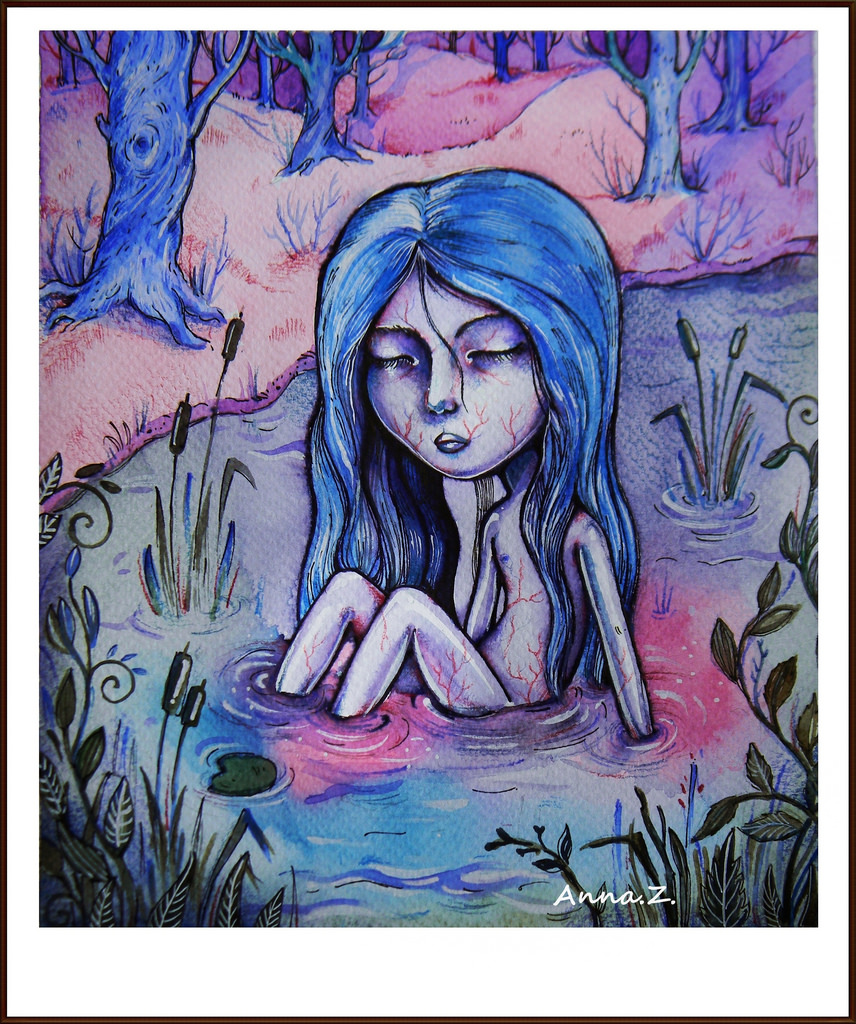856x1024 The World's Most Recently Posted Photos Of Sad And Watercolor - Depressed Girl Painting