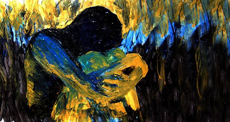 752x400 My Struggle With Depression Is This Why I'M Still Single - Depression Abstract Painting