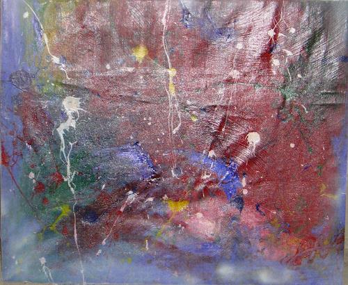 500x410 Sospeso By Sieben, Emotions Depression, Abstract Art, Painting - Depression Abstract Painting