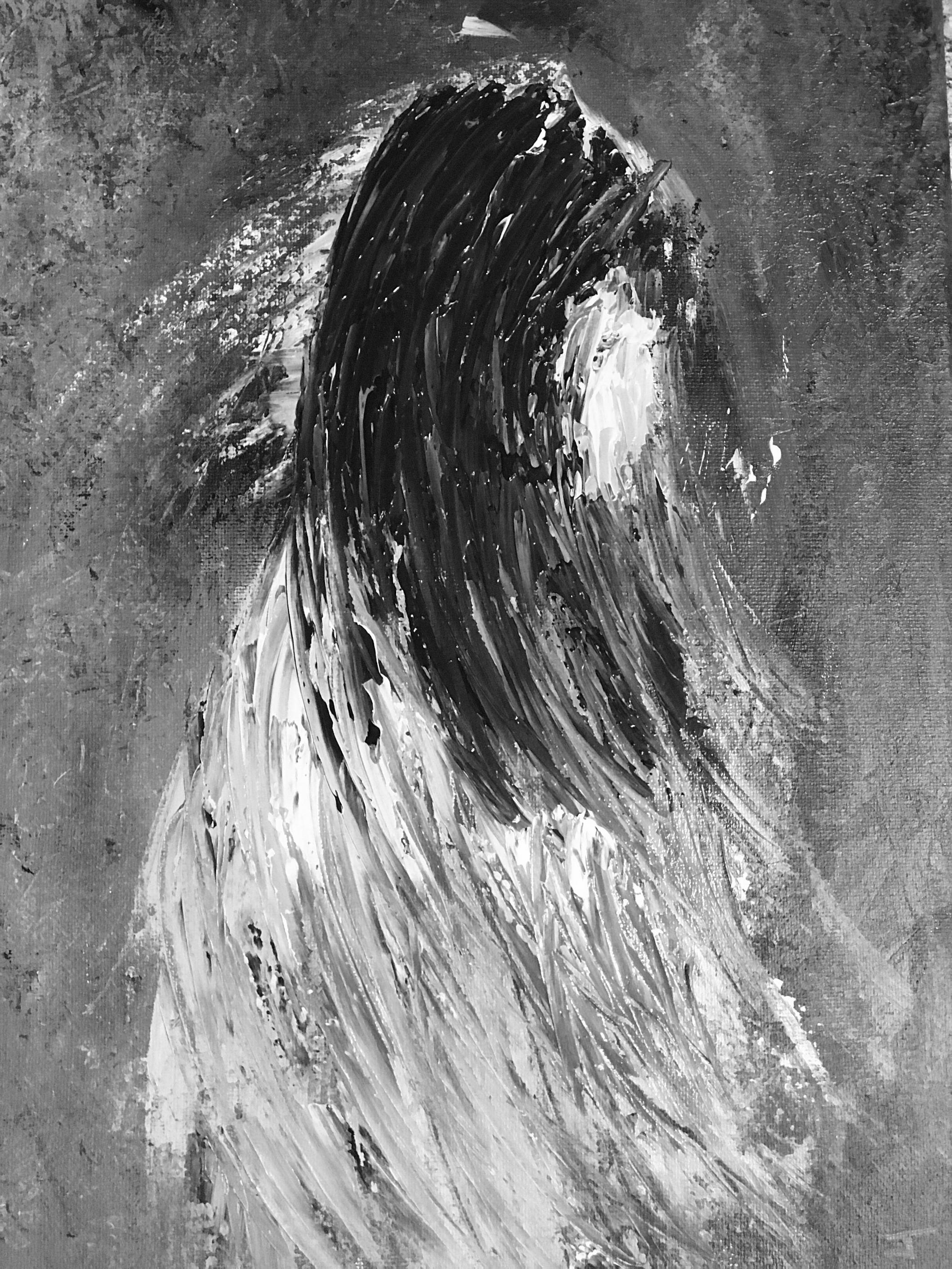 2117x2822 Depression, Acrylic 11x14 (Third Painting Ever Go Easy On Me) Art - Depression Painting