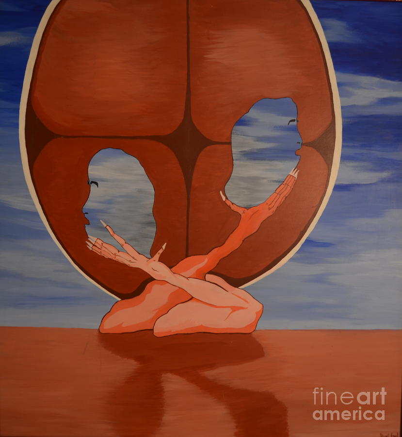 829x900 Mitosis Of Depression Painting By Stuart Engel - Depression Painting