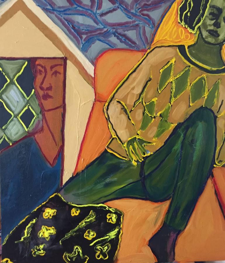 770x899 Saatchi Art Depression Painting By Ezgi Kyl - Depression Painting