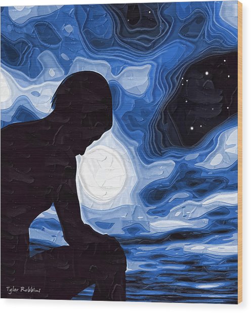 496x618 Starry Night Depression Painting By Tyler Robbins - Depression Painting