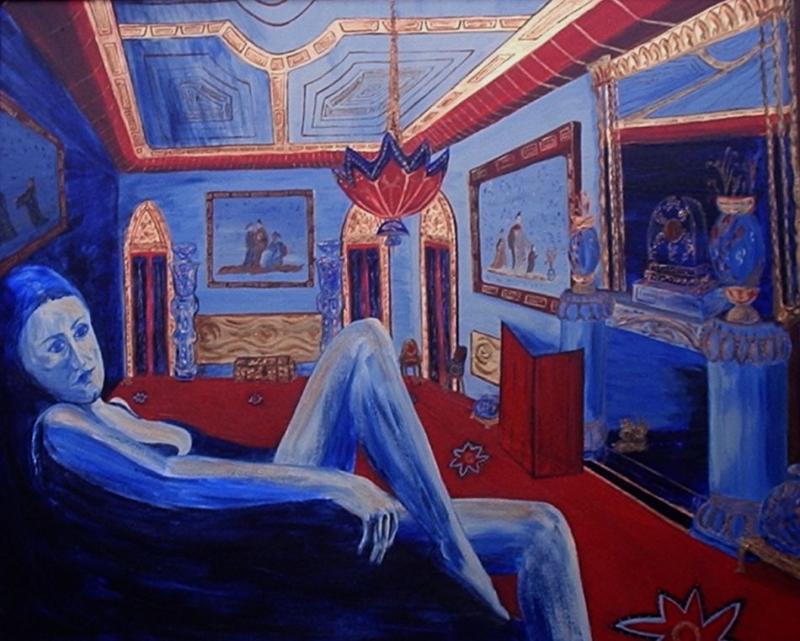 800x641 Ck Purandare - Depression Painting