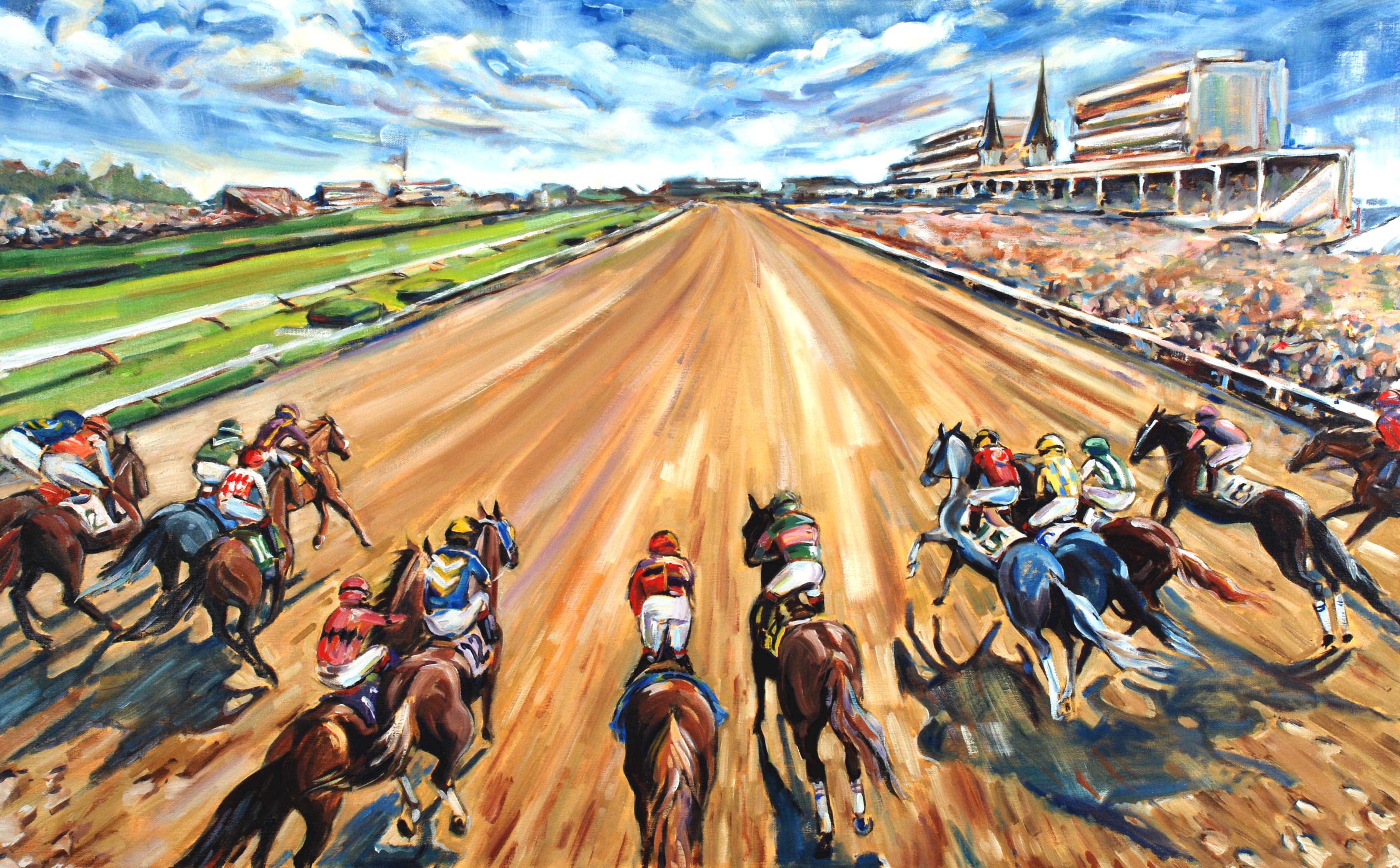 3358x2082 Happy Derby! - Derby Painting