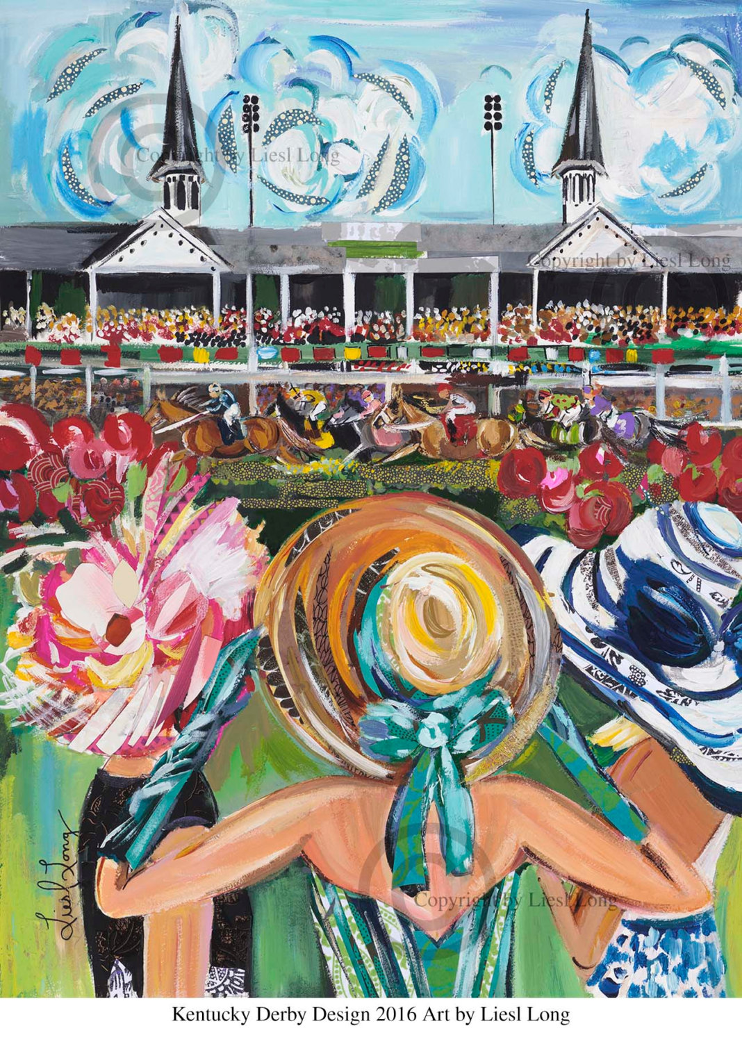 1068x1500 Kentucky Derby 2016 Print - Derby Painting