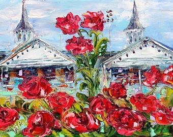 340x270 Kentucky Derby Art Etsy - Derby Painting