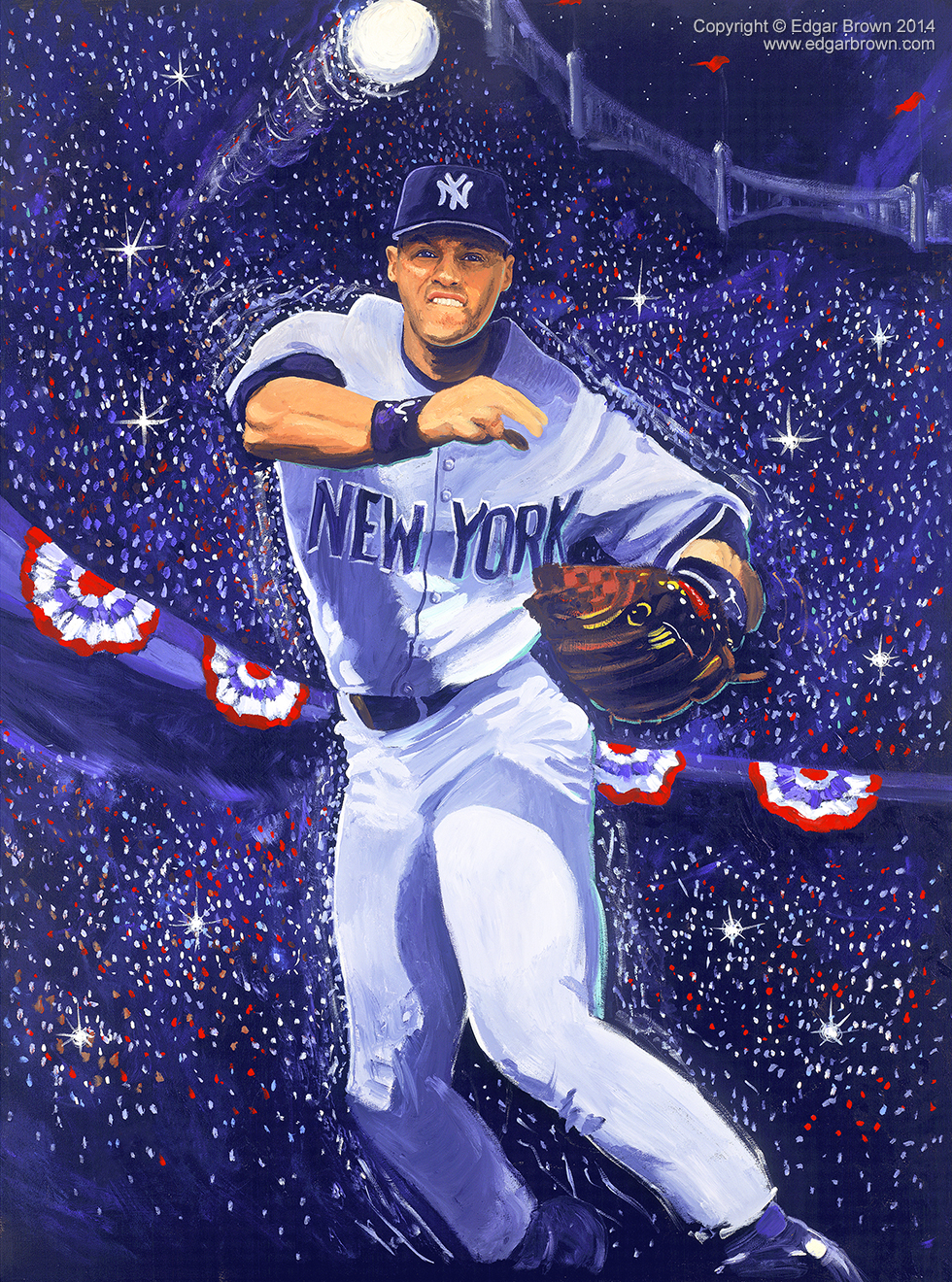 Derek Jeter Painting at PaintingValley.com | Explore collection of ...