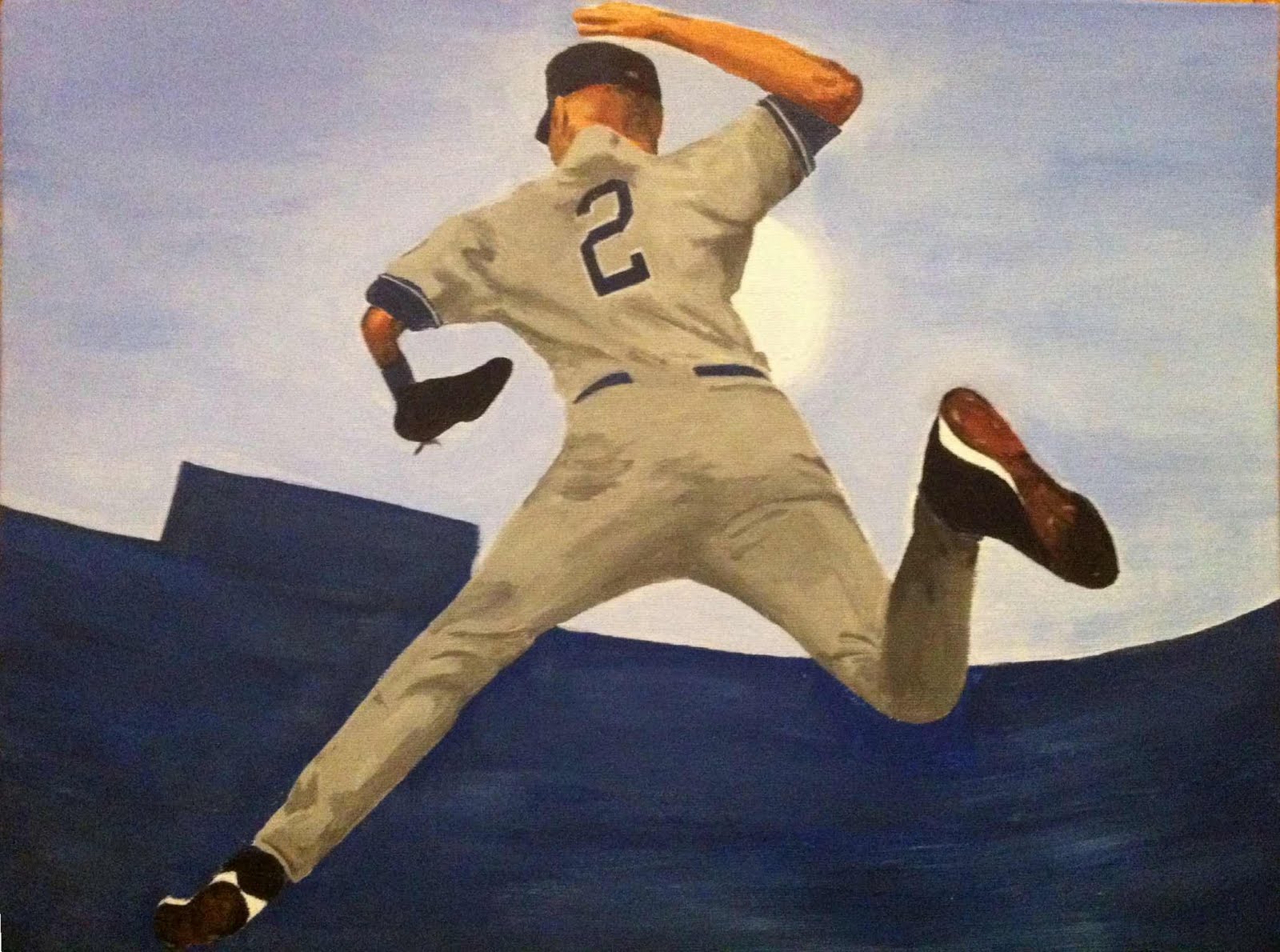 1600x1190 Derek Jeter Painting Bronx Banter - Derek Jeter Painting